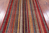 Shall Persian Gabbeh Handmade Wool Rug - 4' 0" X 5' 9" - Golden Nile