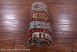 Blue Turkmen Ersari Hand Knotted Wool Rug - 4' 8" X 6' 11" - Golden Nile
