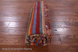 Khorjin Persian Gabbeh Hand Knotted Wool Rug - 4' 10" X 6' 8" - Golden Nile