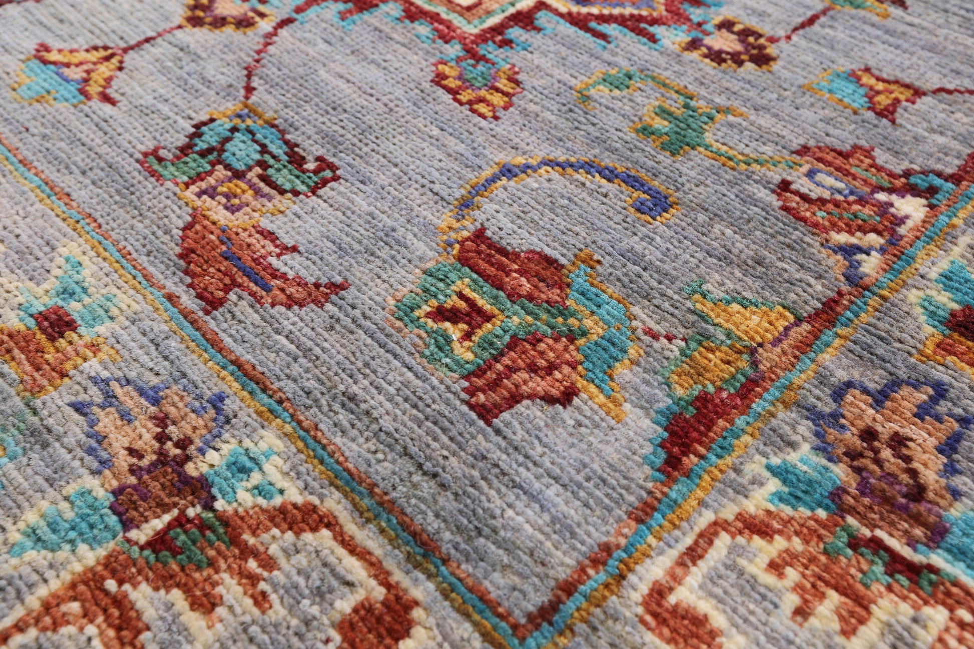 Persian tabriz Hand Knotted Wool Runner Rug - 2' 8" X 9' 9" - Golden Nile