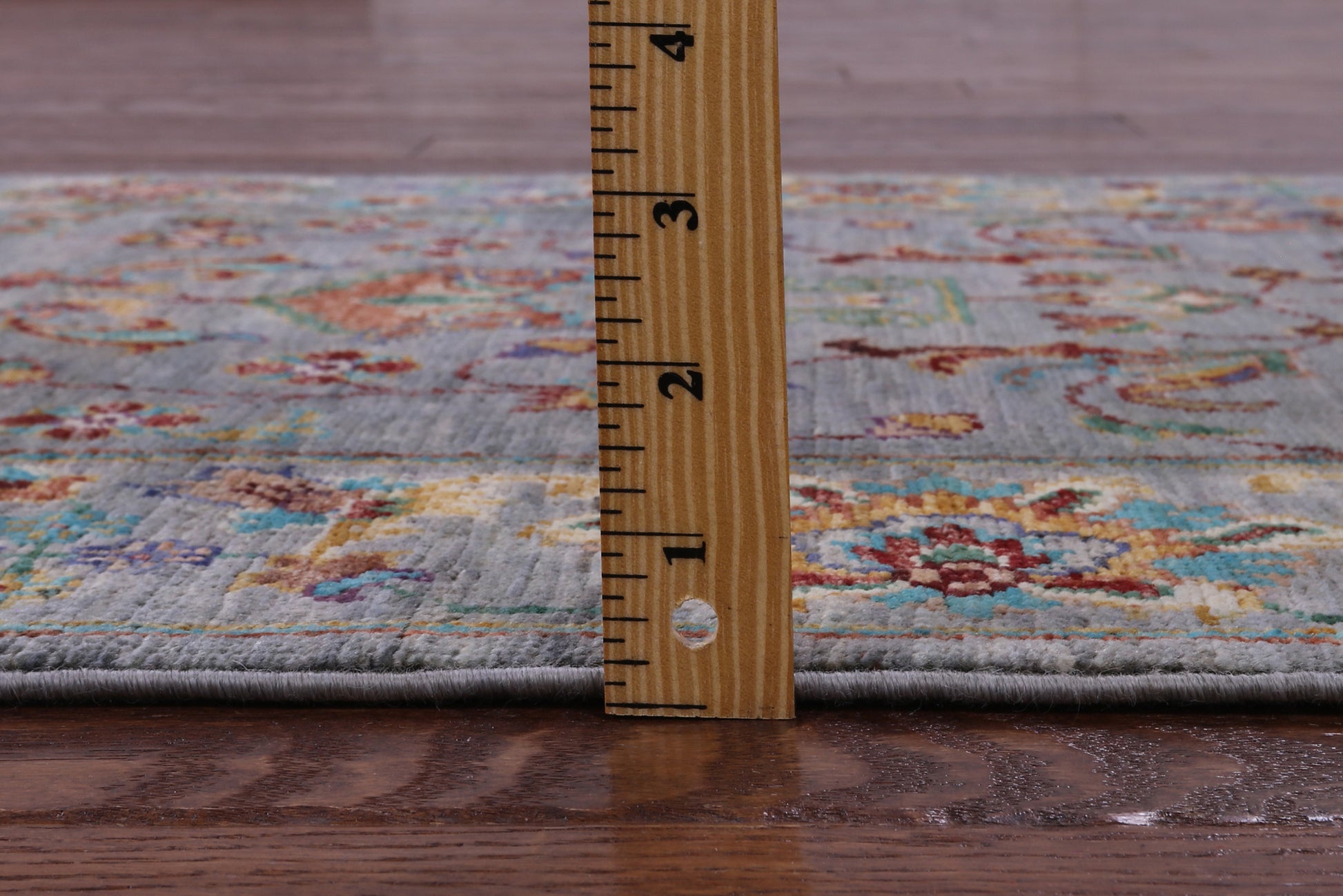 Persian tabriz Hand Knotted Wool Runner Rug - 2' 8" X 9' 9" - Golden Nile