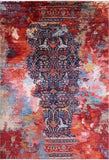 Persian Fine Serapi Hand Knotted Wool Rug - 8' 7" X 12' 0" - Golden Nile