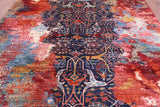 Persian Fine Serapi Hand Knotted Wool Rug - 8' 7" X 12' 0" - Golden Nile