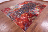 Persian Fine Serapi Hand Knotted Wool Rug - 8' 7" X 12' 0" - Golden Nile