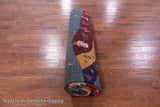 Tribal Persian Gabbeh Hand Knotted Wool Rug - 9' 0" X 12' 2" - Golden Nile