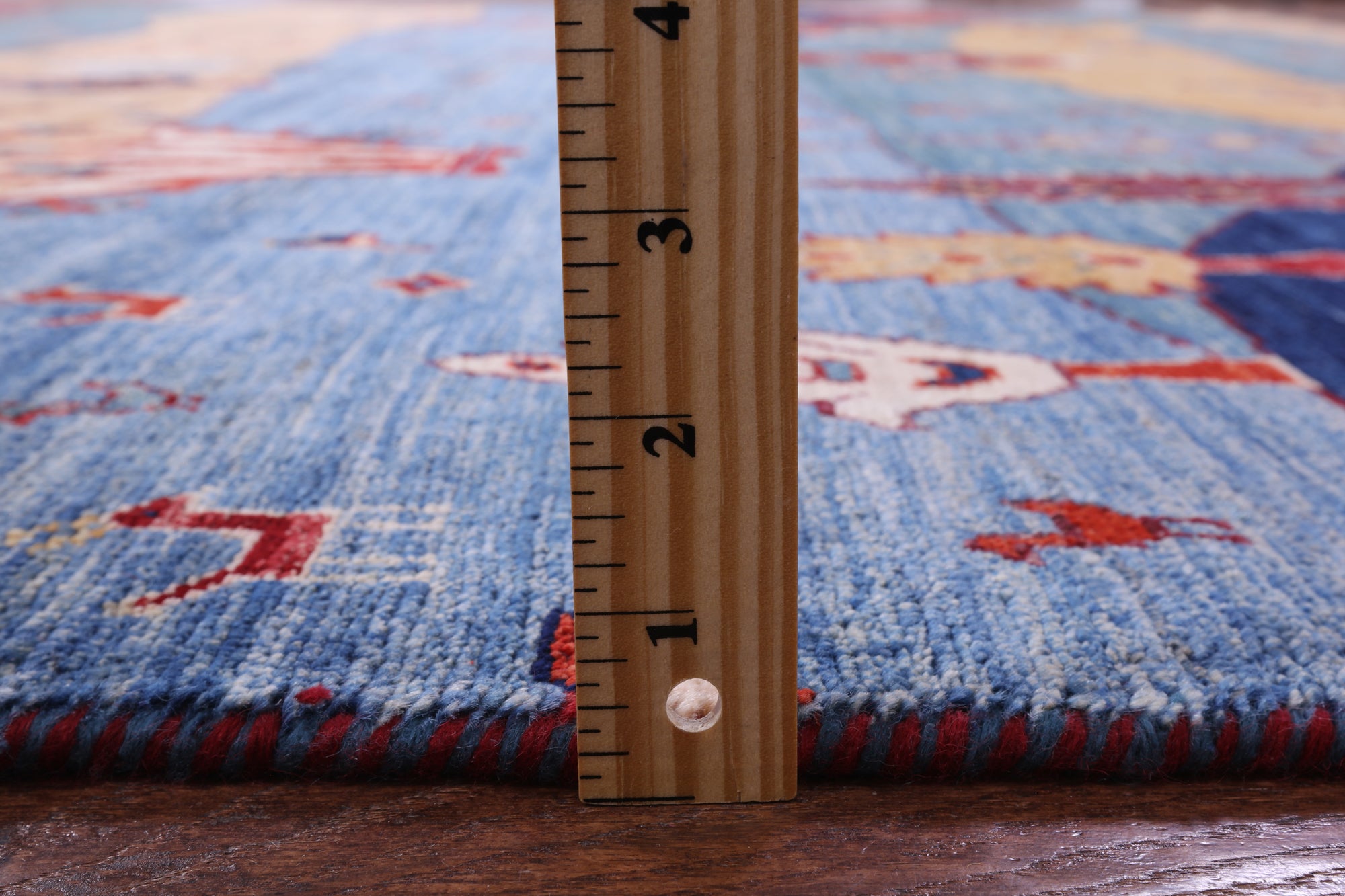 Tribal Persian Gabbeh Hand Knotted Wool Rug - 9' 0" X 12' 2" - Golden Nile