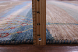 Tribal Persian Gabbeh Handmade Wool Rug - 8' 0" X 9' 9" - Golden Nile