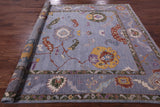 Turkish Oushak Hand Knotted Wool Rug - 7' 11" X 10' 0" - Golden Nile