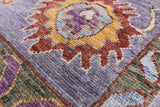 Turkish Oushak Hand Knotted Wool Rug - 7' 11" X 10' 0" - Golden Nile
