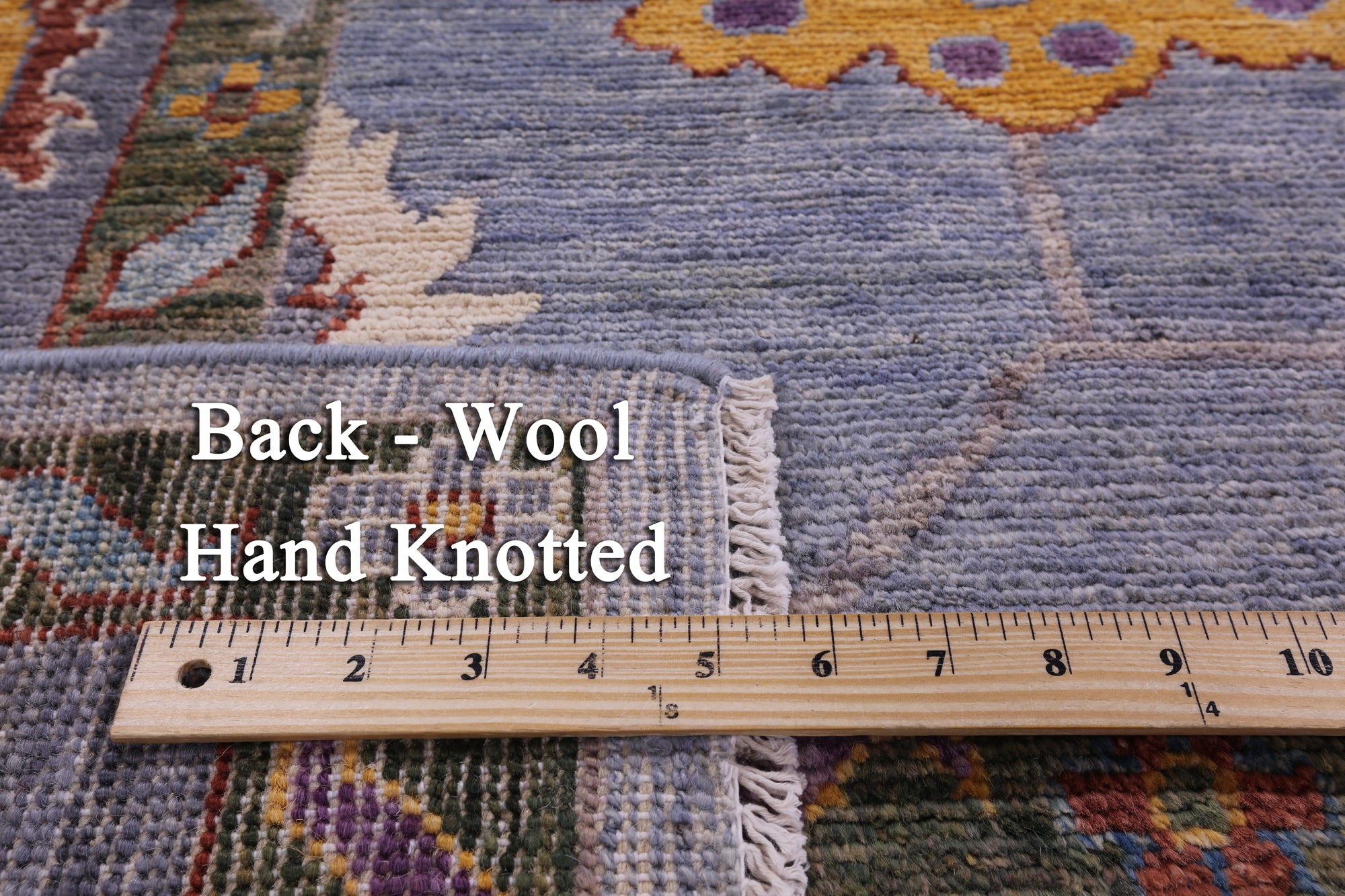 Turkish Oushak Hand Knotted Wool Rug - 7' 11" X 10' 0" - Golden Nile