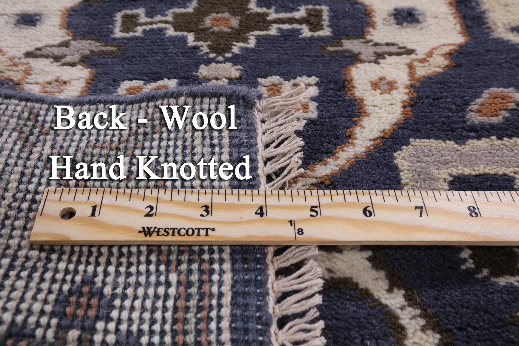 Turkish Oushak Hand Knotted Wool Runner Rug - 2' 7" X 9' 8" - Golden Nile