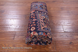 Blue Persian Fine Serapi Handmade Wool Rug - 4' 10" X 6' 11" - Golden Nile