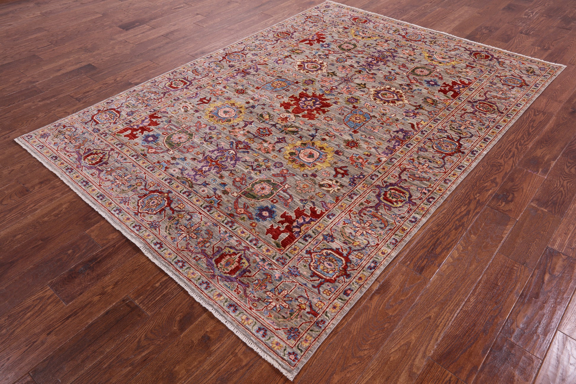 Persian Fine Serapi Hand Knotted Wool Rug - 5' 10" X 8' 2" - Golden Nile