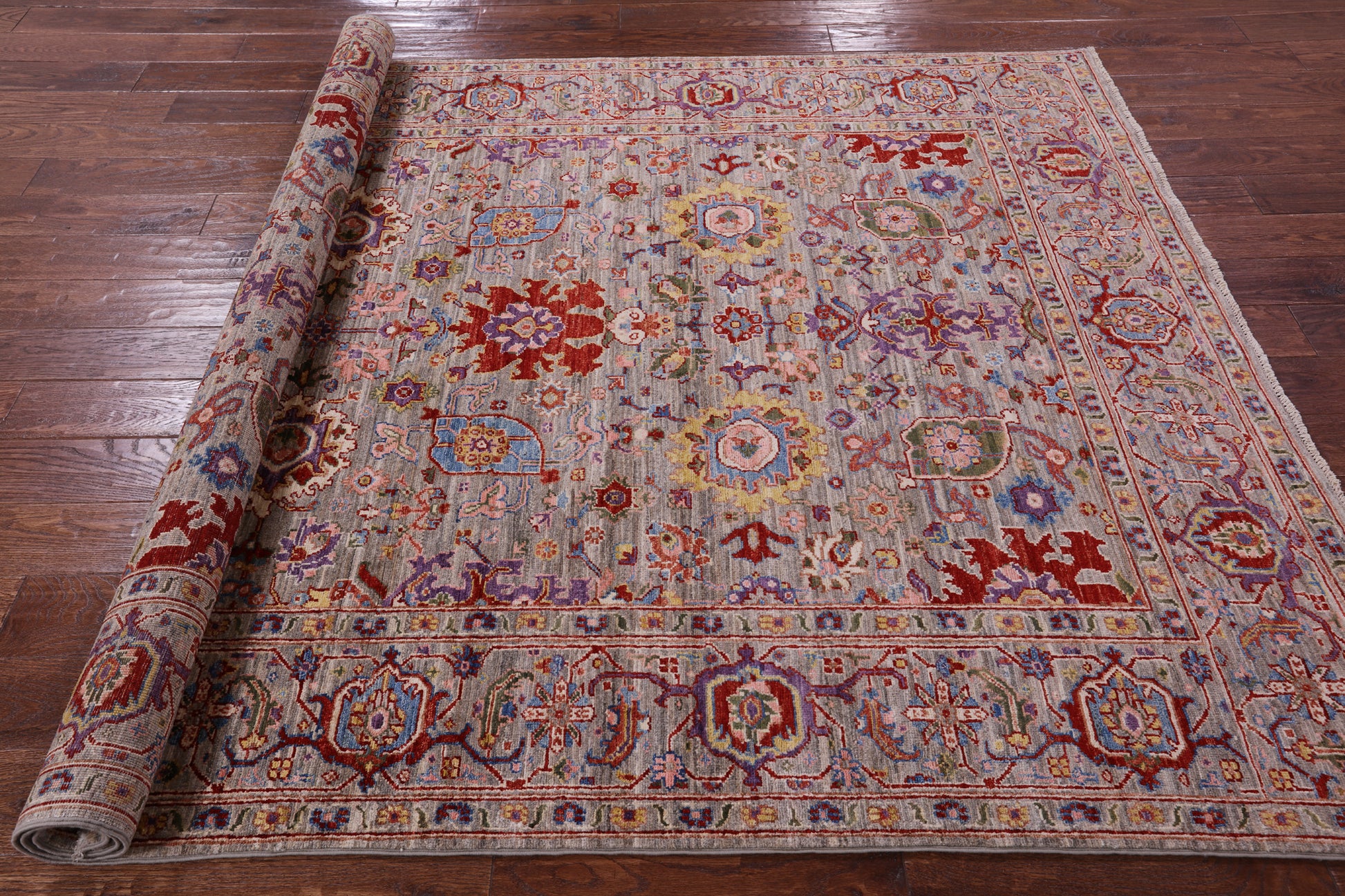 Persian Fine Serapi Hand Knotted Wool Rug - 5' 10" X 8' 2" - Golden Nile