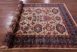Persian Fine Serapi Hand Knotted Wool Rug - 5' 11" X 9' 5" - Golden Nile