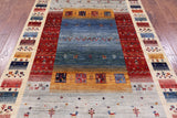 Tribal Persian Gabbeh Hand Knotted Wool Rug - 5' 6" X 7' 10" - Golden Nile