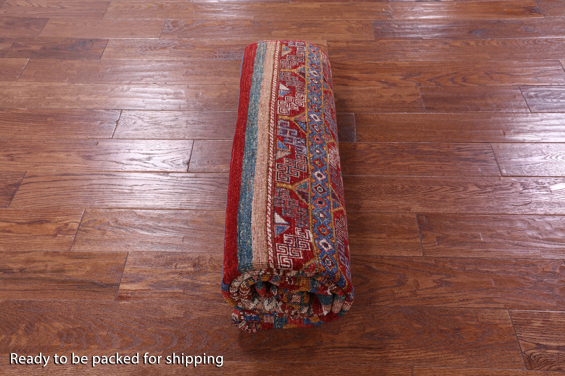 Khorjin Persian Gabbeh Hand Knotted Wool Rug - 5' 4" X 8' 3" - Golden Nile
