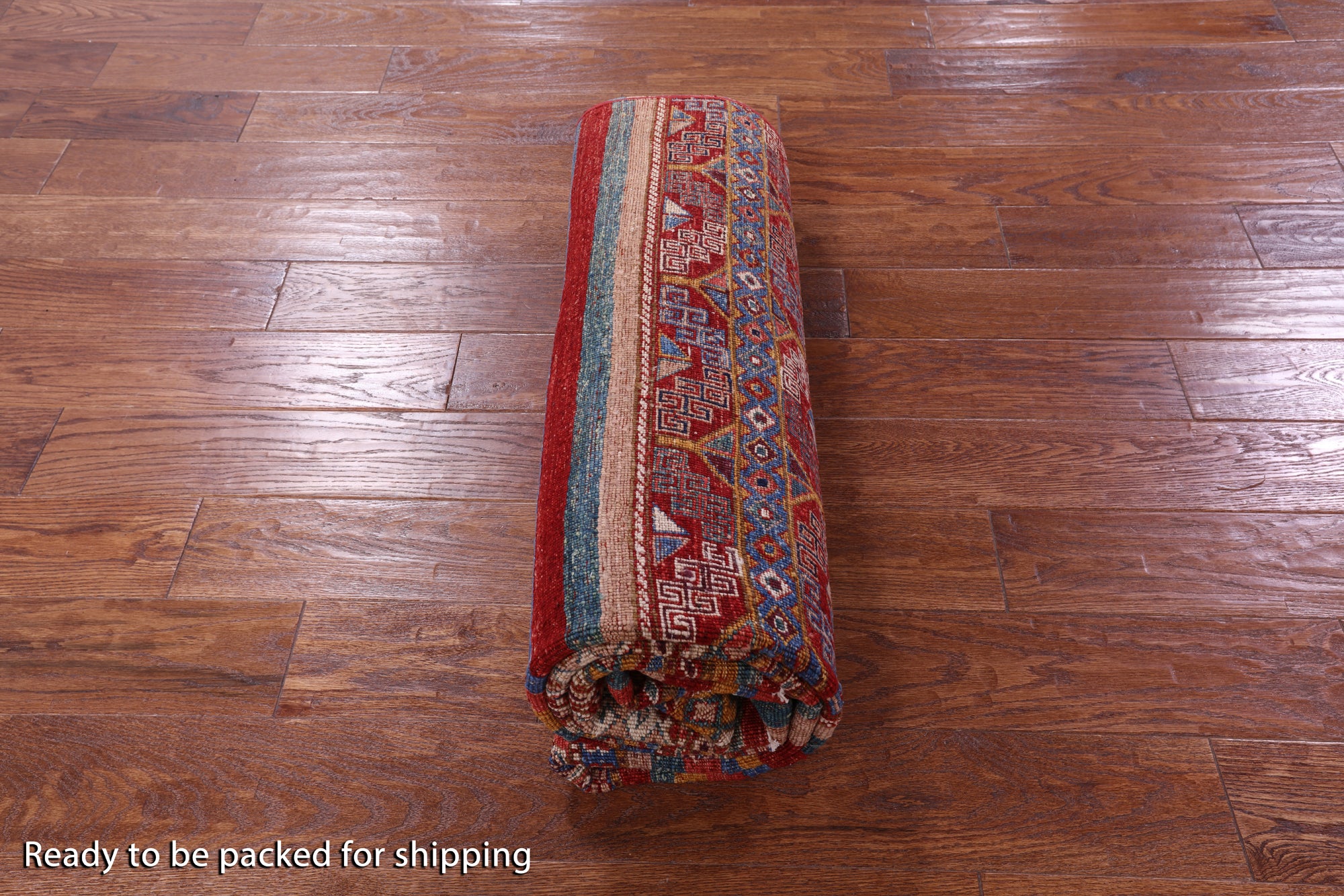 Khorjin Persian Gabbeh Hand Knotted Wool Rug - 5' 4" X 8' 3" - Golden Nile