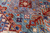 Khorjin Persian Gabbeh Hand Knotted Wool Rug - 4' 10" X 6' 6" - Golden Nile