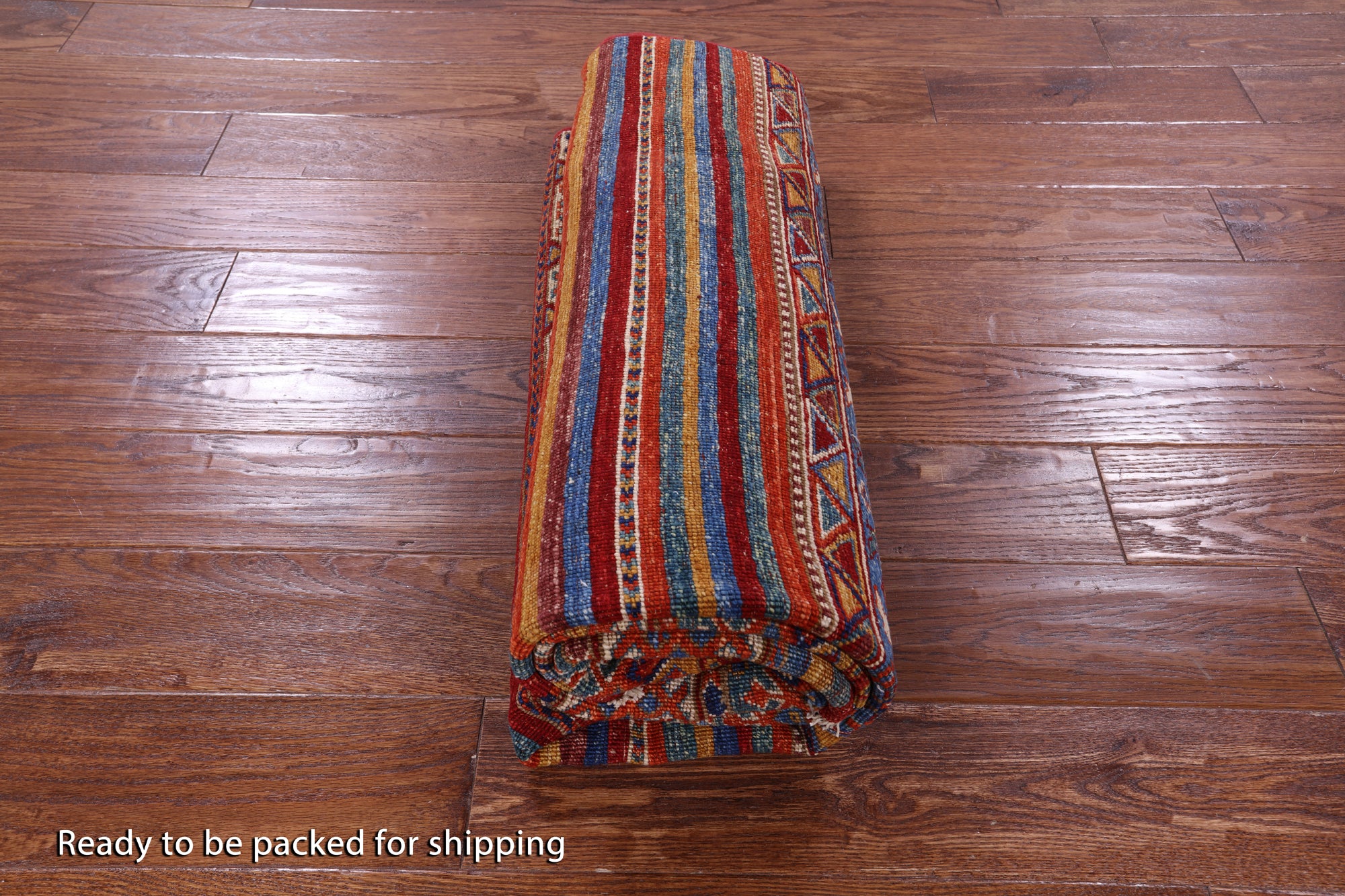 Khorjin Persian Gabbeh Hand Knotted Wool Rug - 4' 10" X 6' 6" - Golden Nile