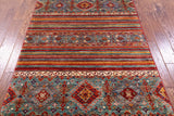 Khorjin Persian Gabbeh Handmade Wool Rug - 4' 0" X 6' 2" - Golden Nile