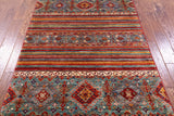 Khorjin Persian Gabbeh Handmade Wool Rug - 4' 0" X 6' 2" - Golden Nile