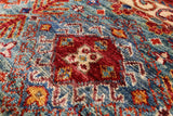Khorjin Persian Gabbeh Handmade Wool Rug - 4' 0" X 6' 2" - Golden Nile