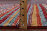 Khorjin Persian Gabbeh Handmade Wool Rug - 4' 0" X 6' 2" - Golden Nile