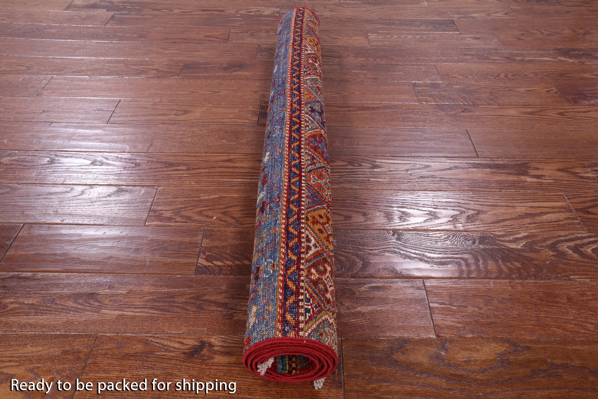 Khorjin Persian Gabbeh Hand Knotted Wool Rug - 4' 1" X 6' 1" - Golden Nile