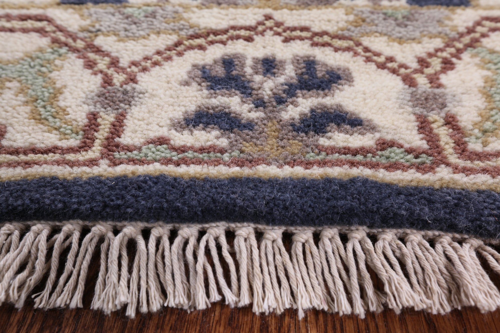 Turkish Oushak Hand Knotted Wool Runner Rug - 2' 6" X 10' 0" - Golden Nile