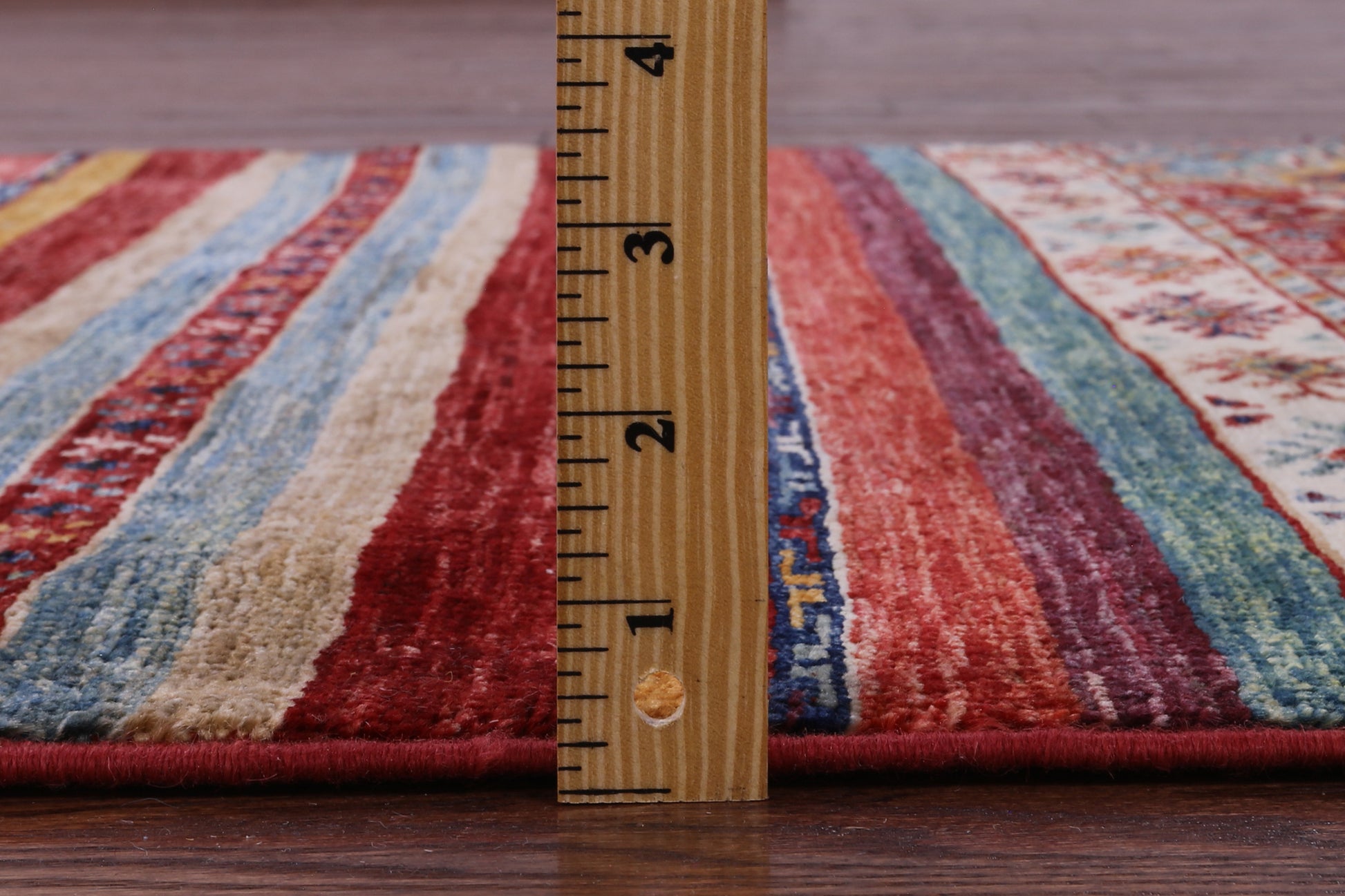 Khorjin Persian Gabbeh Hand Knotted Wool Rug - 3' 3" X 4' 10" - Golden Nile