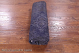 Purple Full Pile Overdyed Hand Knotted Wool Rug - 5' 11" X 9' 0" - Golden Nile