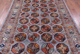 Turkmen Ersari Hand Knotted Wool Rug - 6' 10" X 9' 10" - Golden Nile