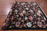 Brown Persian Tabriz Handmade Wool Rug - 6' 9" X 9' 10" - Golden Nile