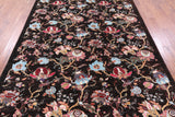 Brown Persian Tabriz Handmade Wool Rug - 6' 9" X 9' 10" - Golden Nile