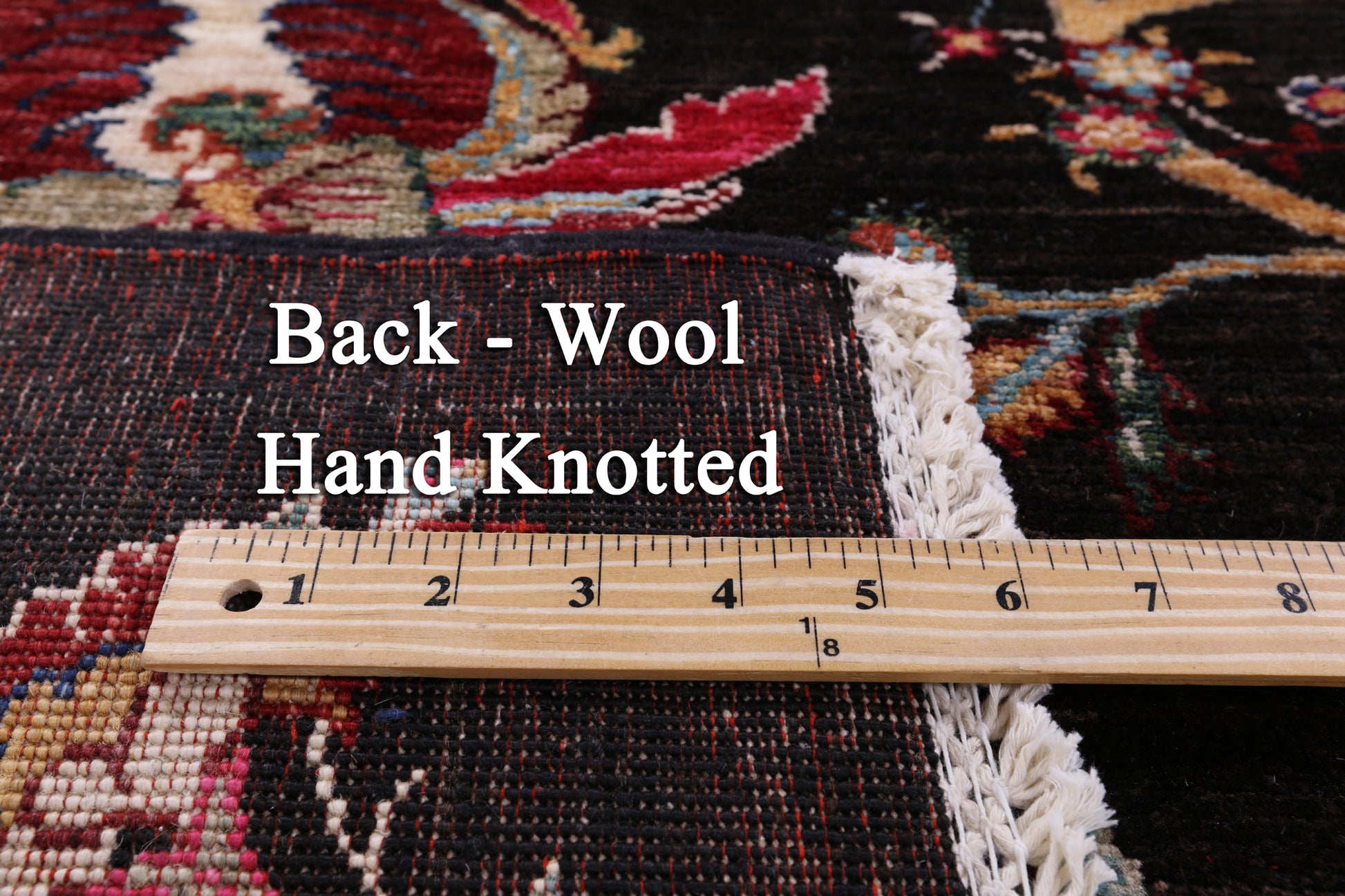 Brown Persian Tabriz Handmade Wool Rug - 6' 9" X 9' 10" - Golden Nile