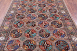 Turkmen Ersari Hand Knotted Wool Rug - 6' 1" X 8' 8" - Golden Nile