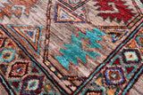 Turkmen Ersari Hand Knotted Wool Rug - 6' 1" X 8' 8" - Golden Nile