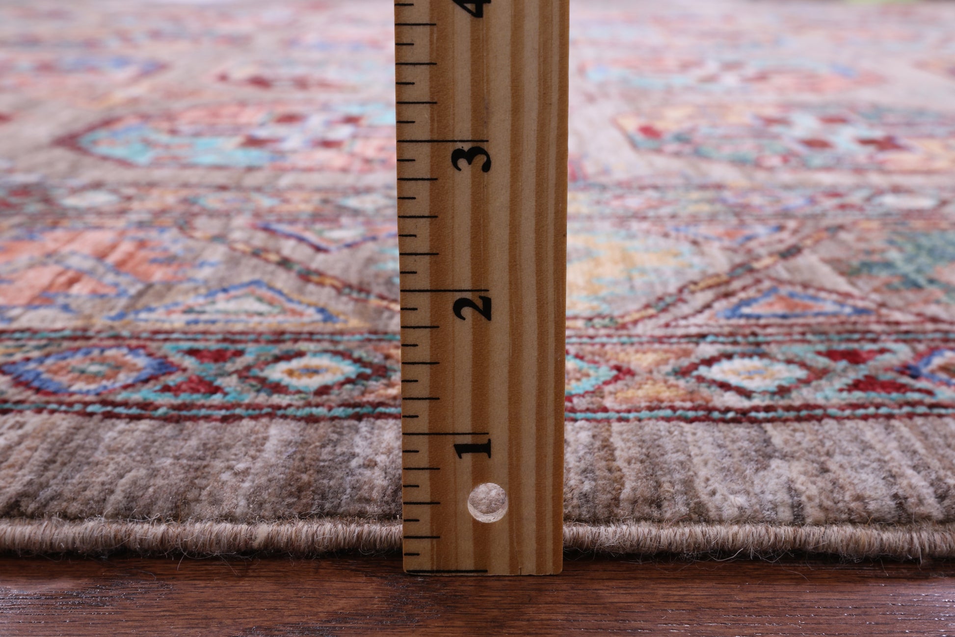 Turkmen Ersari Hand Knotted Wool Rug - 6' 1" X 8' 8" - Golden Nile