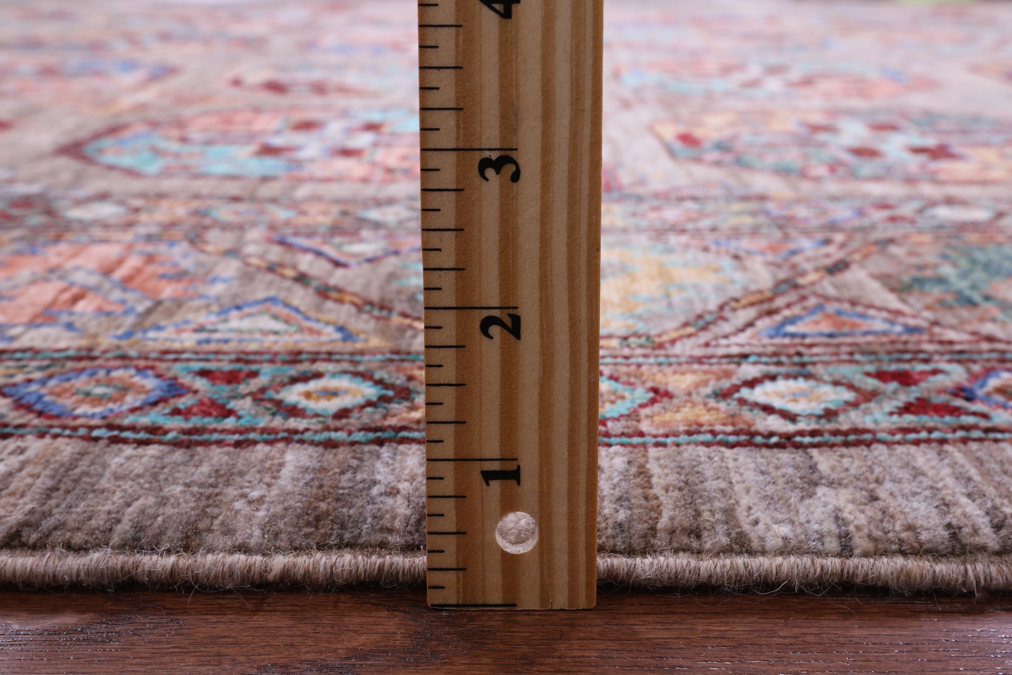 Turkmen Ersari Hand Knotted Wool Rug - 6' 1" X 8' 8" - Golden Nile