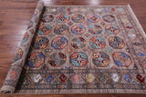 Turkmen Ersari Hand Knotted Wool Rug - 6' 1" X 8' 8" - Golden Nile