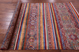 Khorjin Persian Gabbeh Hand Knotted Wool Rug - 5' 7" X 8' 6" - Golden Nile