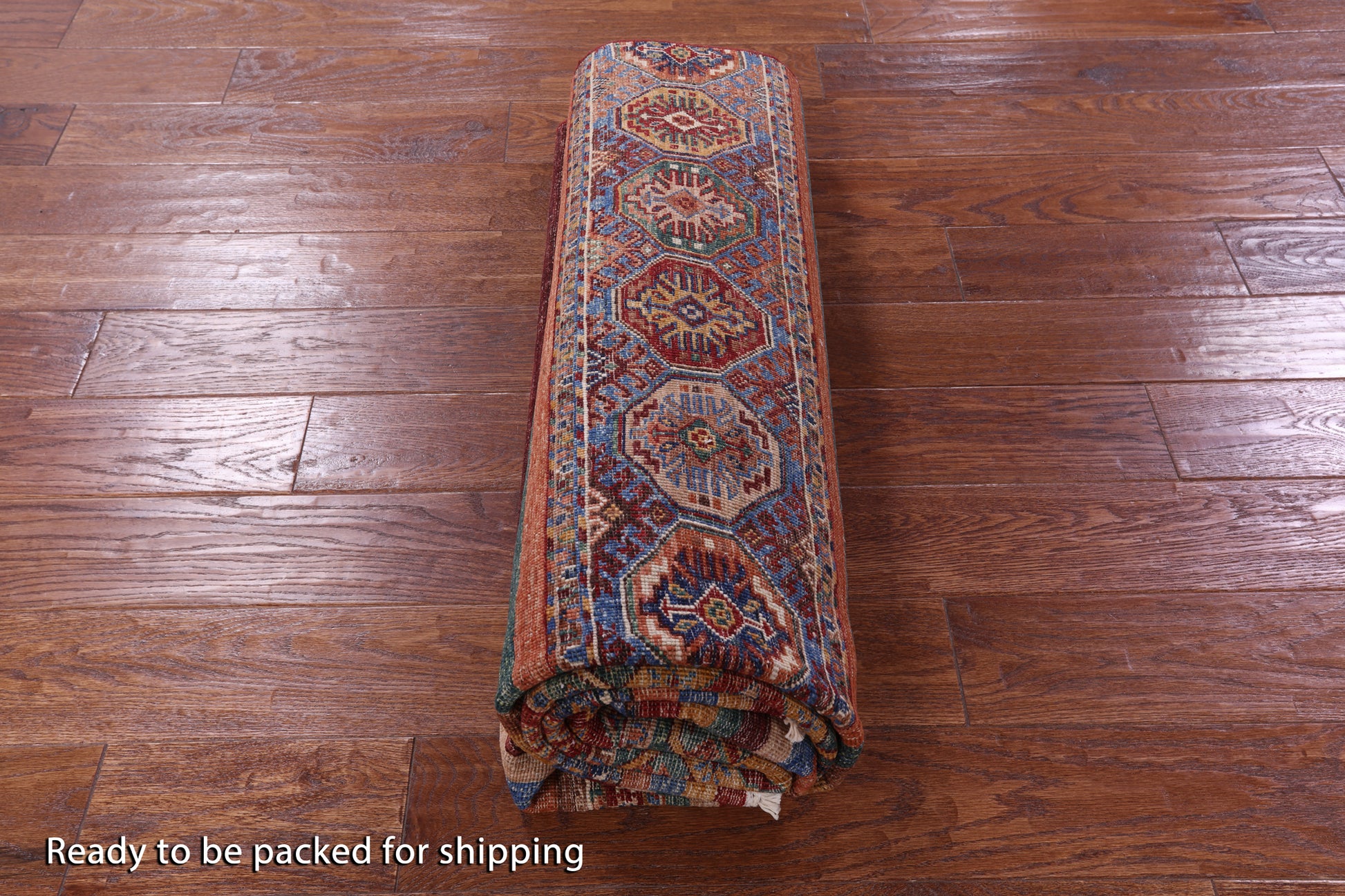 Khorjin Persian Gabbeh Hand Knotted Wool Rug - 5' 7" X 8' 6" - Golden Nile