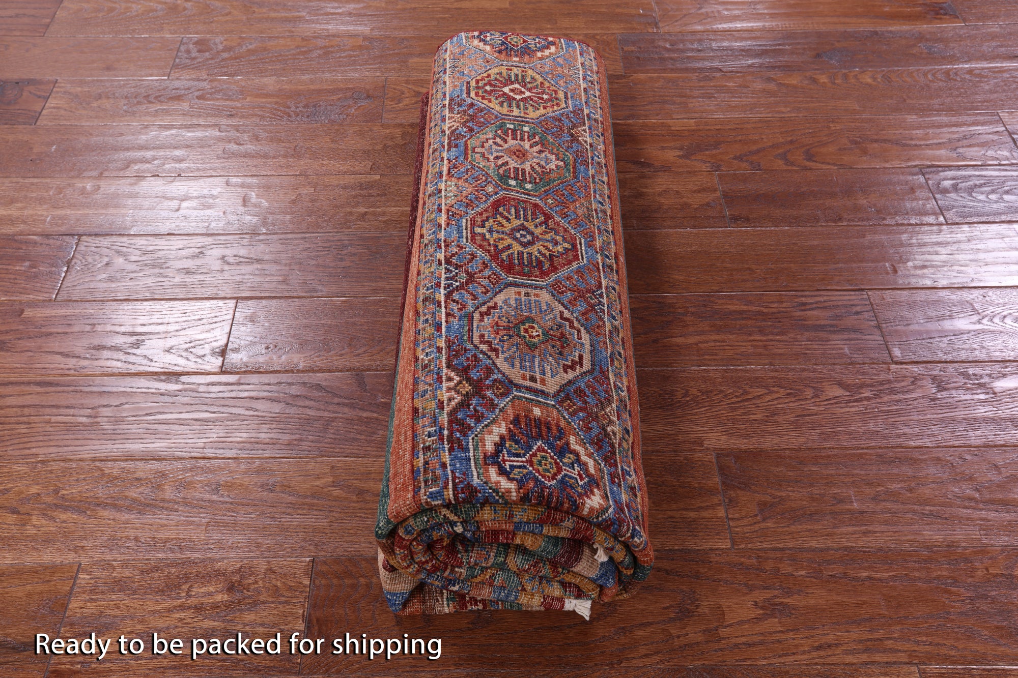 Khorjin Persian Gabbeh Hand Knotted Wool Rug - 5' 7" X 8' 6" - Golden Nile