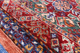Khorjin Persian Gabbeh Hand Knotted Wool Rug - 5' 7" X 8' 6" - Golden Nile
