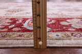 Ivory Persian Tabriz Hand Knotted Wool Rug - 5' 7" X 7' 8" - Golden Nile