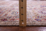 Turkmen Ersari Handmade Wool Rug - 6' 9" X 9' 9" - Golden Nile