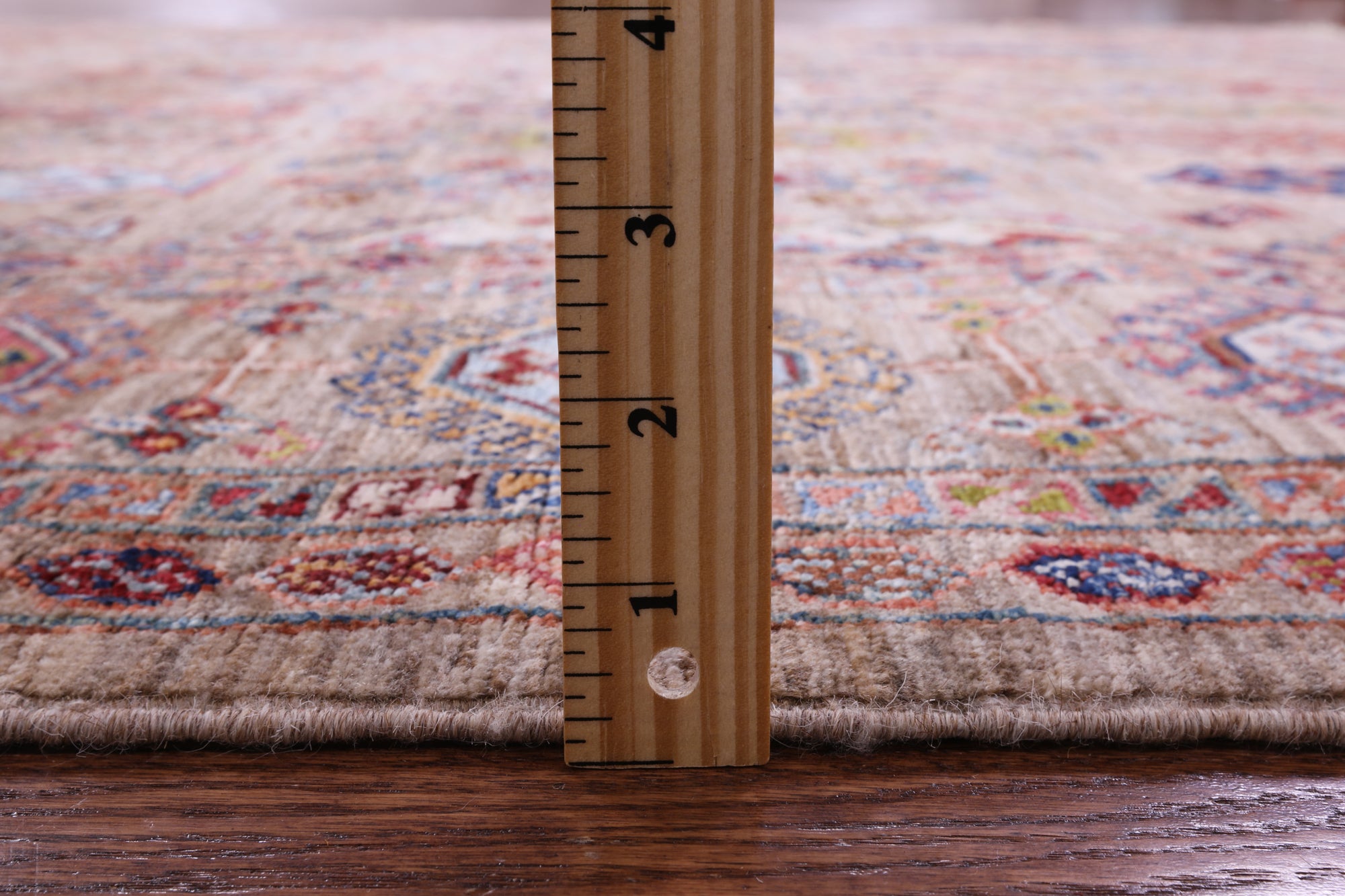 Turkmen Ersari Handmade Wool Rug - 6' 9" X 9' 9" - Golden Nile