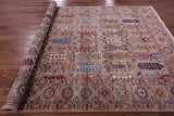 Turkmen Ersari Handmade Wool Rug - 6' 9" X 9' 9" - Golden Nile