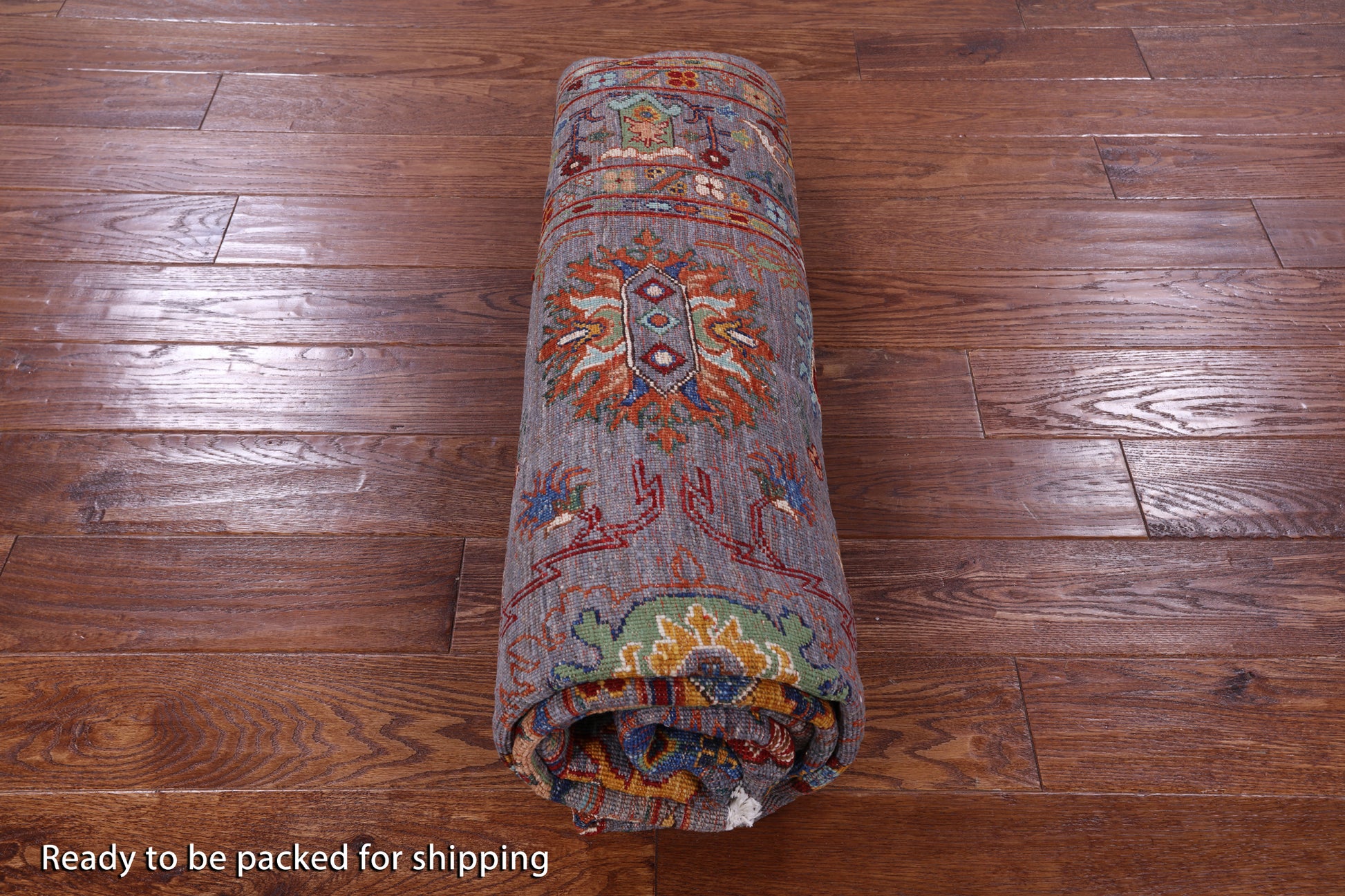 Peshawar Hand Knotted Wool Rug - 5' 9" X 8' 0" - Golden Nile